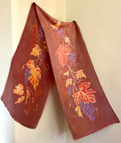 Handmade Silk grapevine scarf - SOLD