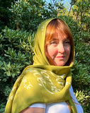 Handmade Silk scarf. The Arc of the Moral Universe...