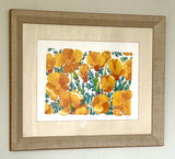 Pure Poppy framed Prints