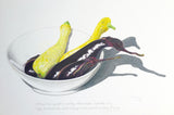 Squash, Eggplant & their Young Framed prints